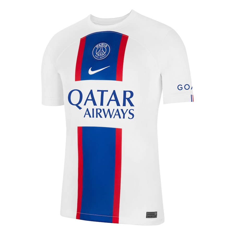 Paris Saint-Germain Third Stadium Shirt 2022-23 with Messi 30 printing Unisex - White - Jersey Teams World