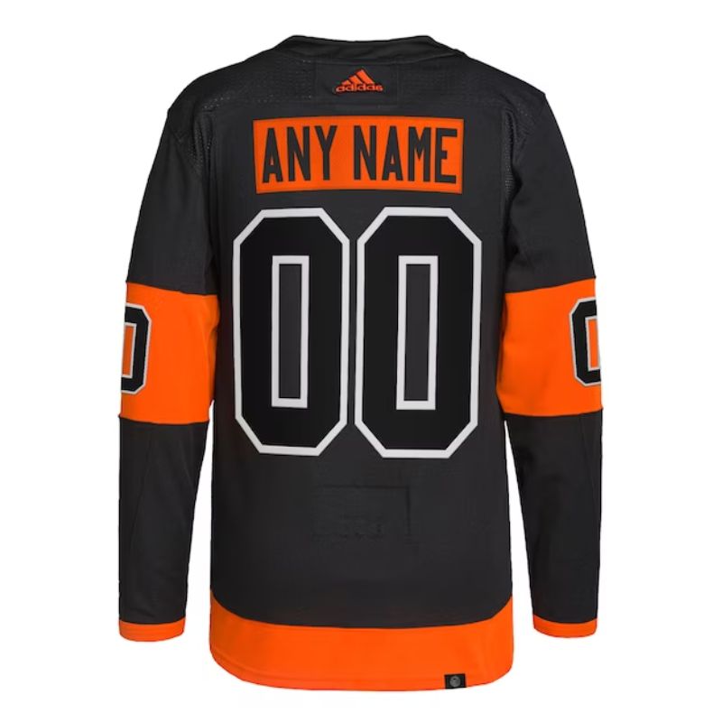 Philadelphia Flyers Team Alternate Primegreen Unisex Pro Personalized Jersey - Black - Jersey Teams World