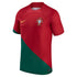 Portugal National Team Home Stadium Shirt 2022  customized Jersey Unisex - Red - Jersey Teams World