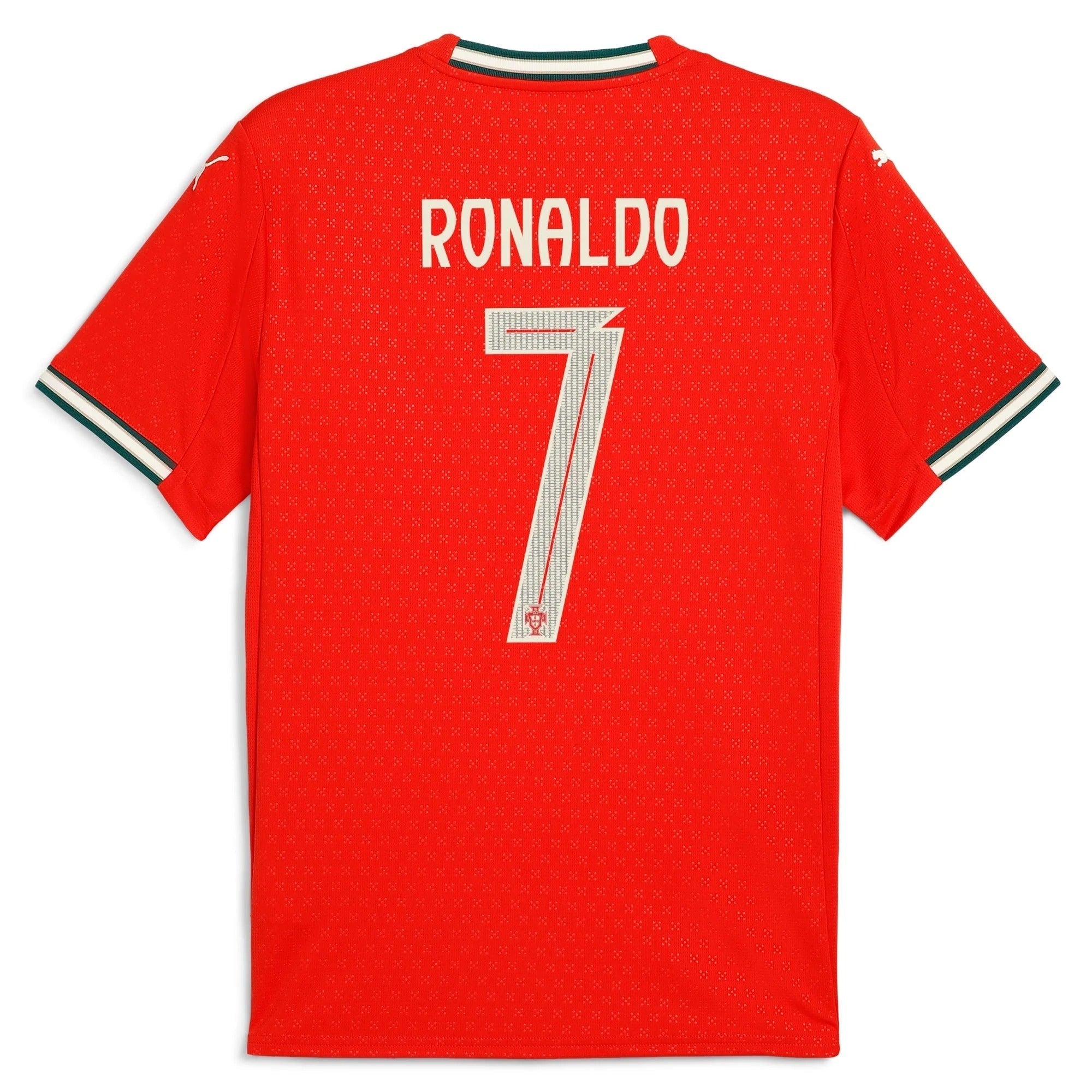 Portugal National Team Home Jersey 2025 - Red Football Shirt - Player #7 (Ronaldo) Custom Print