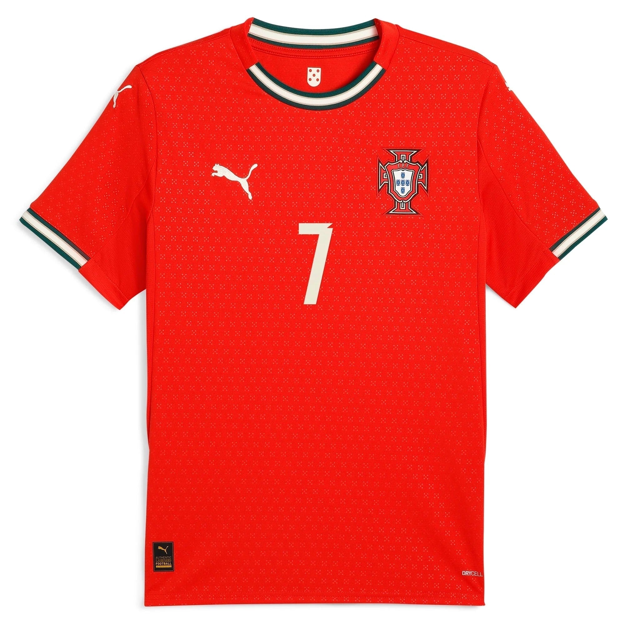 Portugal National Team Home Jersey 2025 - Red Football Shirt - Player #7 (Ronaldo) Custom Print