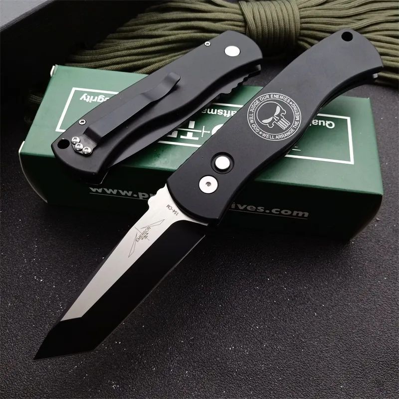 Protech CQC7  Folding Hunting Knife Black