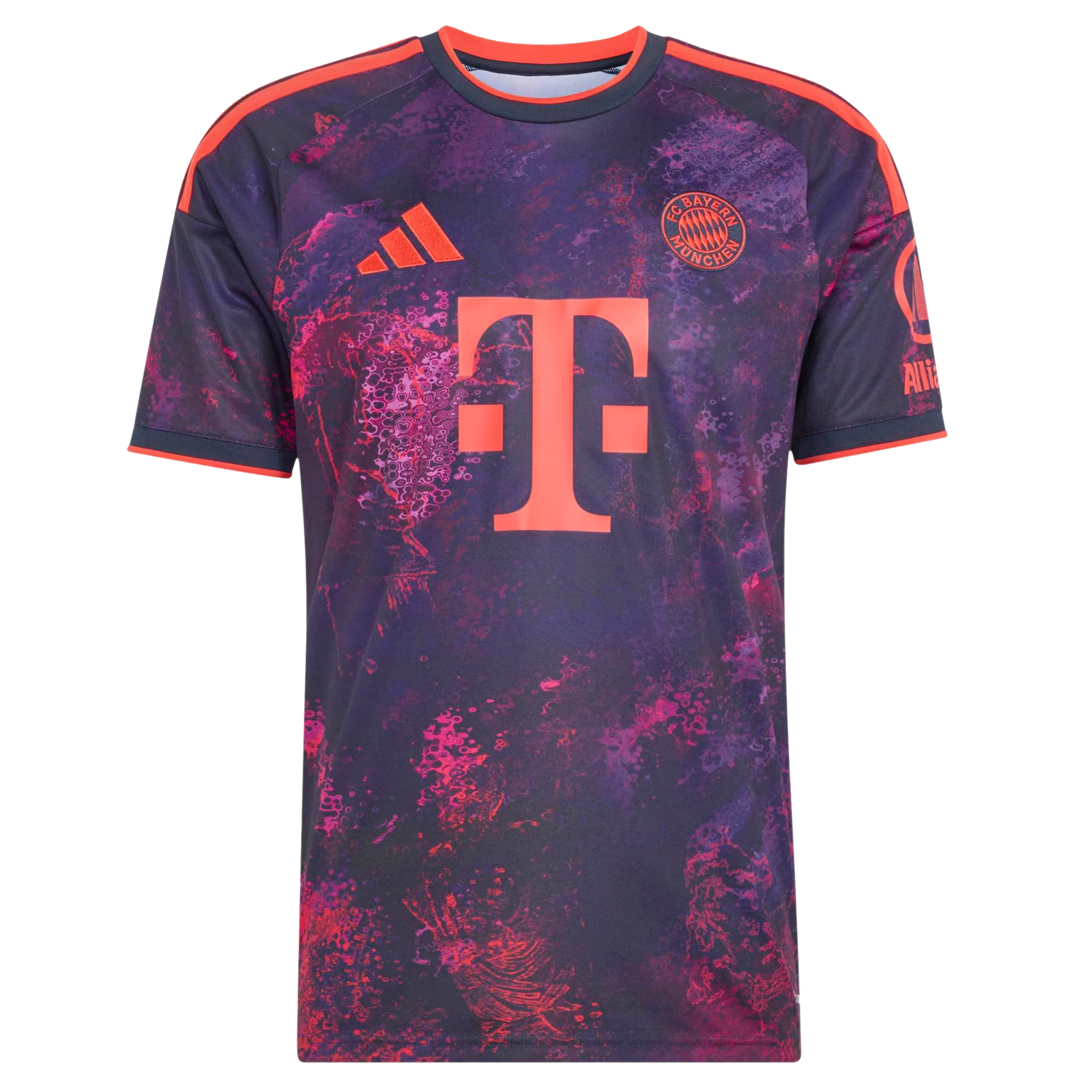 Purple Sublimated Third Player Fan Soccer Jersey Olise | Athletic Apparel Bayern Munich