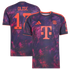 Purple Sublimated Third Player Fan Soccer Jersey Olise | Athletic Apparel Bayern Munich