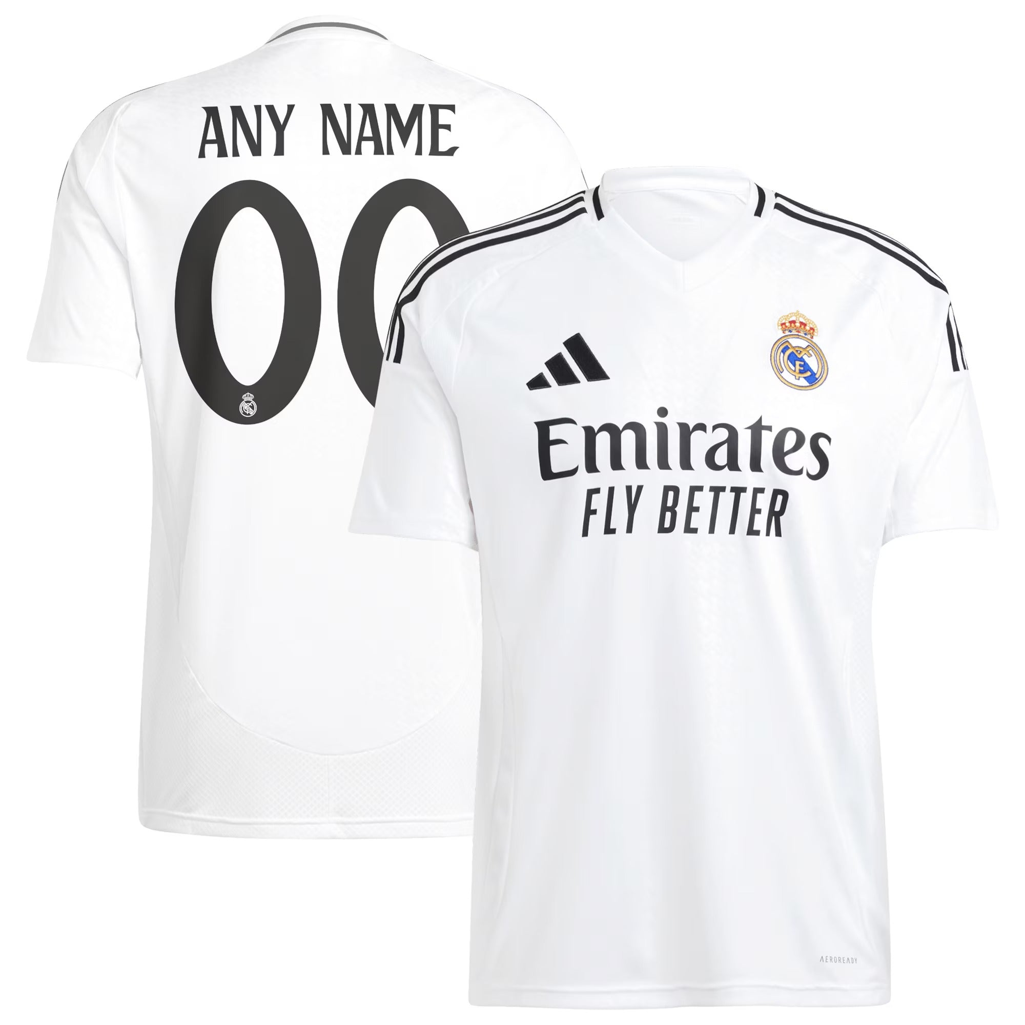 Real Madrid 2025/26 Home Custom Authentic T-shirt - White