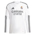 Real Madrid adidas 2024/25 Home Long Sleeve Kylian Mbappé 9 Player Authentic T-shirt - White