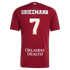 Red 90s Archive Limited Edition Soccer Jersey Griezmann | Athletic Fan Apparel Orlando