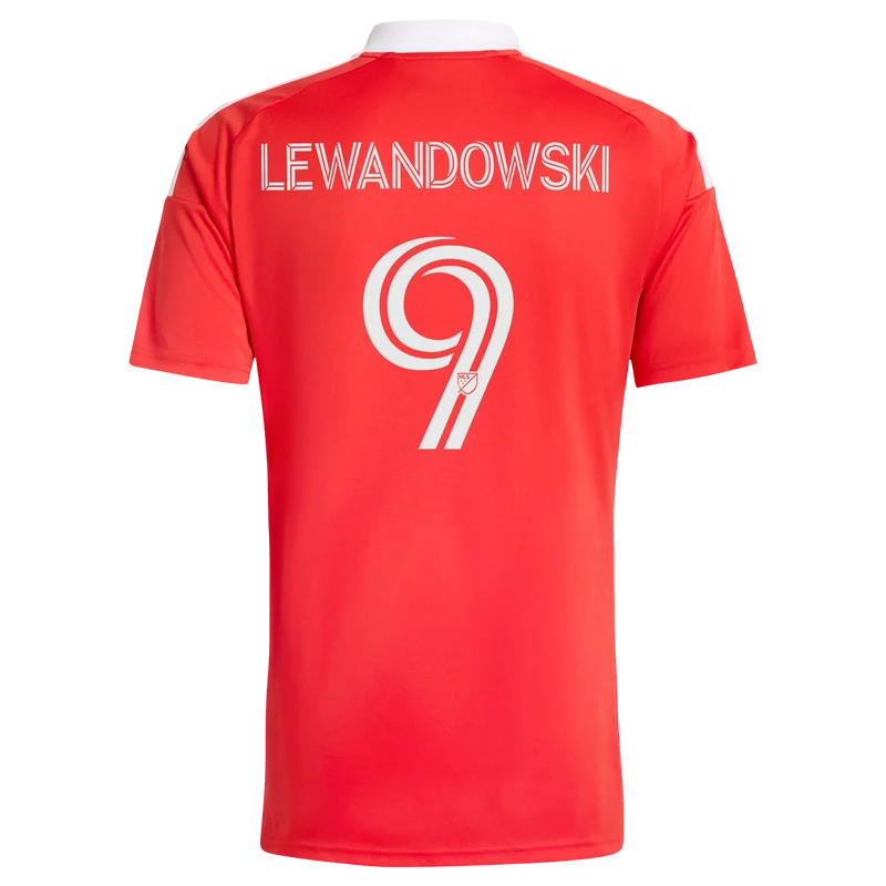 Red Forever Primary Soccer Jersey | Athletic Fan Apparel Lewandowski