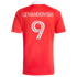Red Forever Primary Soccer Jersey | Athletic Fan Apparel Lewandowski