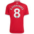 Red Polo Collar Player Home Soccer Jersey Fernandes | Athletic Apparel Man United