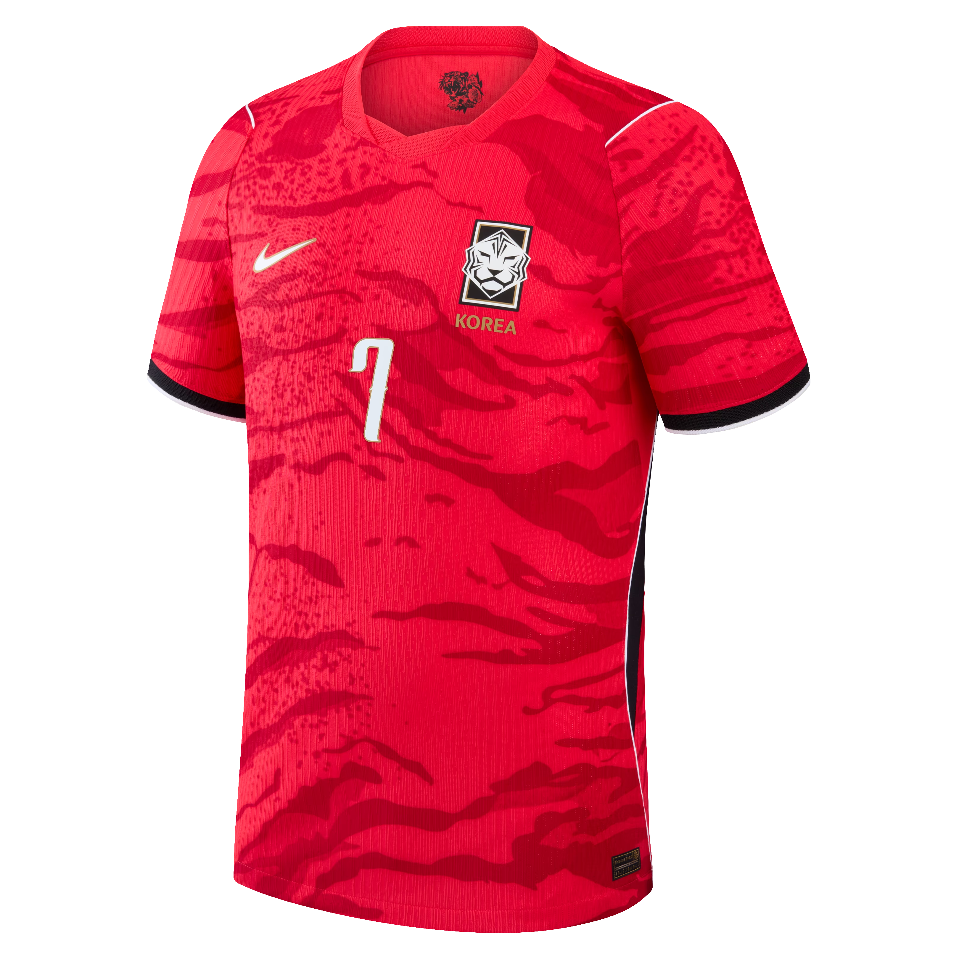 Red Tiger Camo Pro Home Soccer Jersey Son | Athletic Fan Apparel Korea