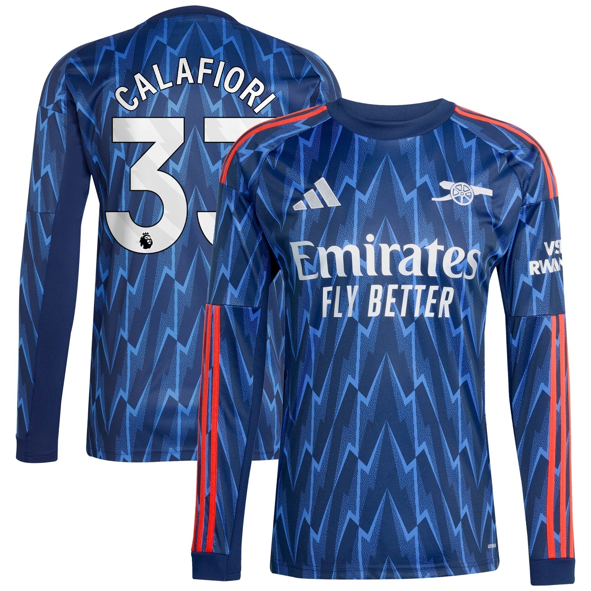 Riccardo Calafiori Arsenal Fan Edition Football Jersey | Shop Riccardo Calafiori Arsenal Soccer Shirt Online