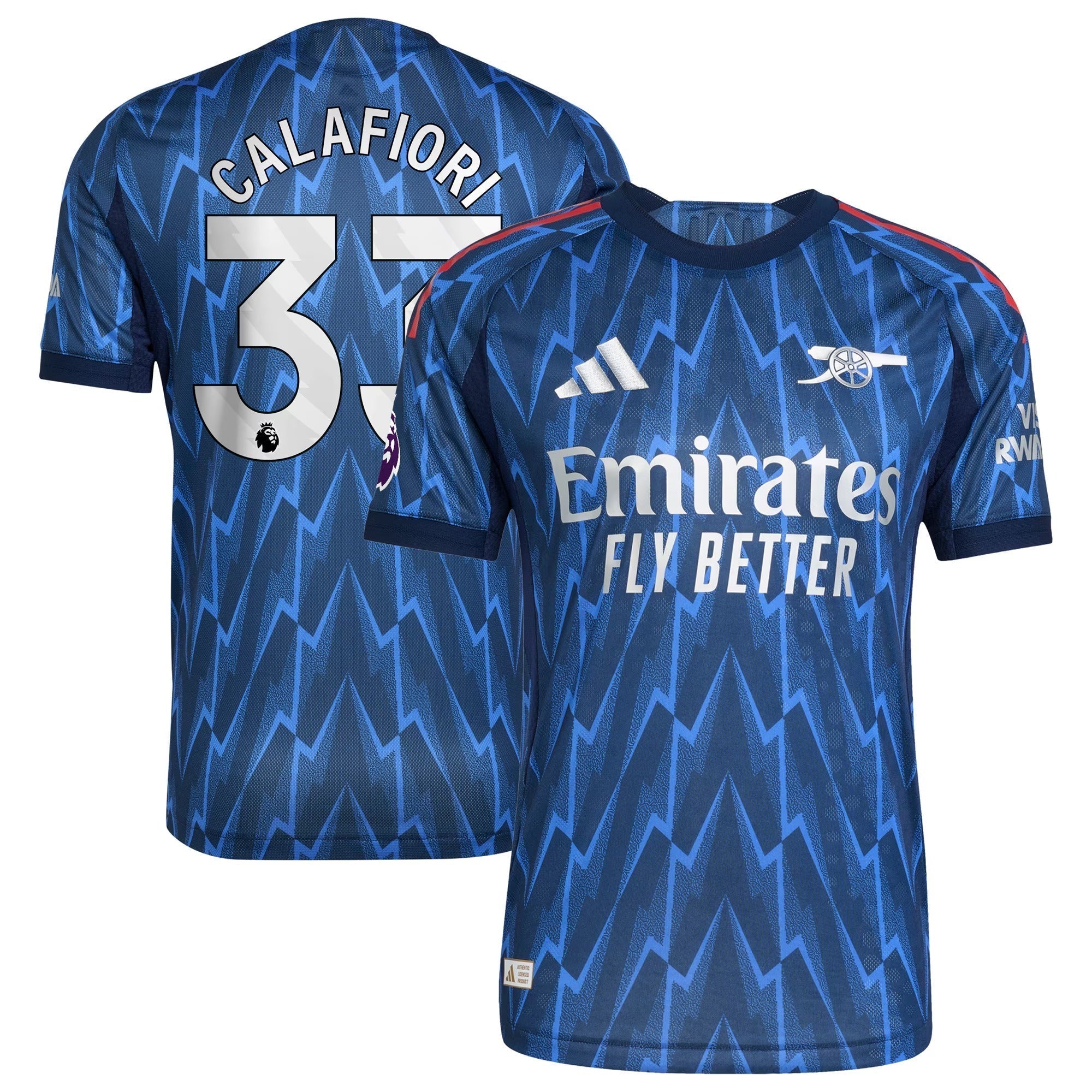 Riccardo Calafiori Arsenal Fan Edition Football Jersey | Shop Riccardo Calafiori Arsenal Soccer Shirt Online