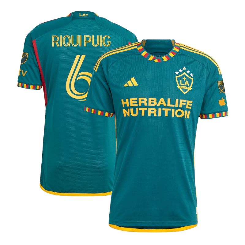 Riqui Puig LA Galaxy  Unisex Shirt 2023 Player Jersey - Green - Jersey Teams World