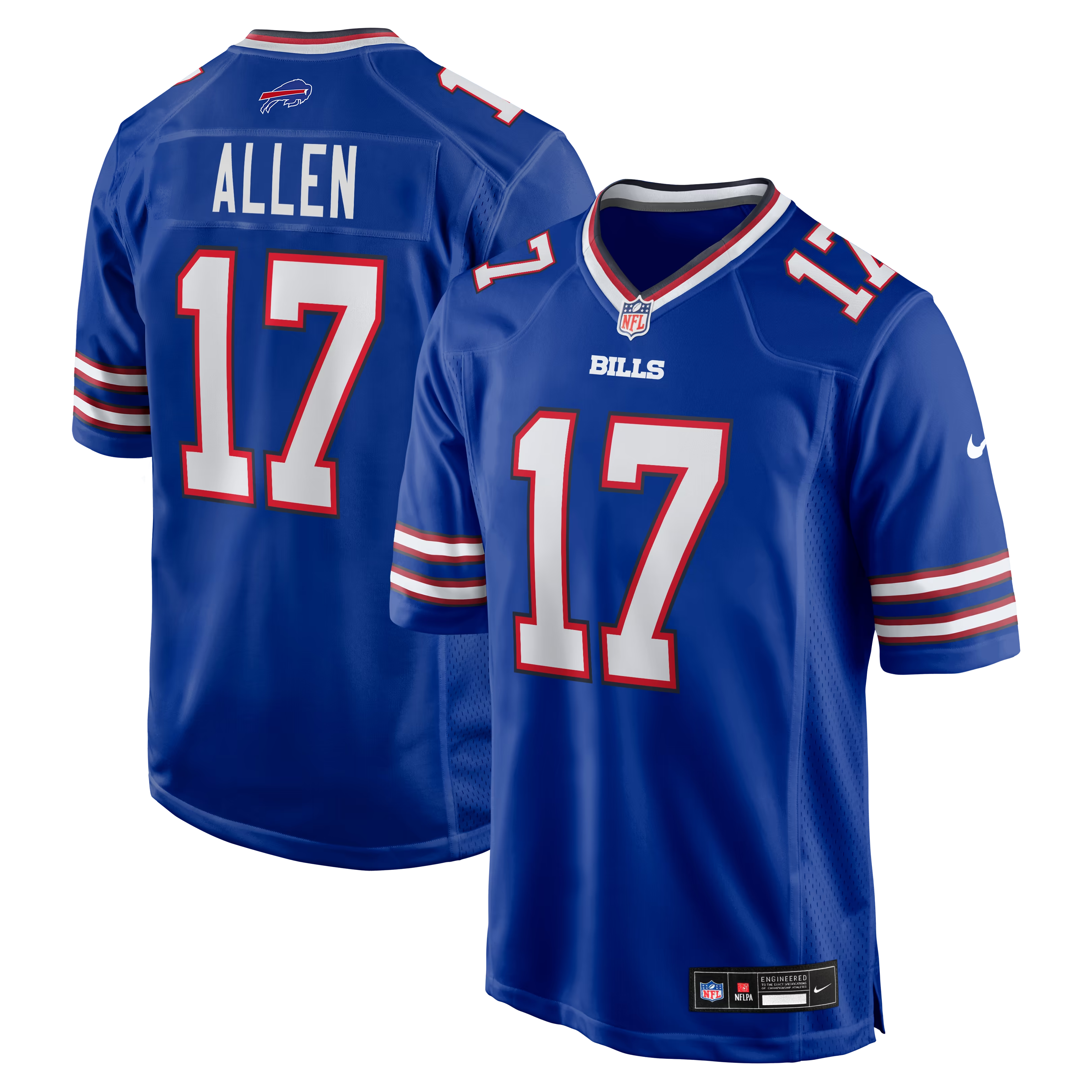 Royal Blue Pro Football Fan Jersey - Allen