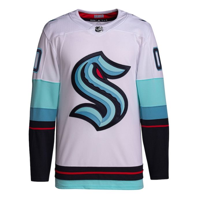 Seattle Kraken Unisex Away Primegreen Personalizedized Jersey - White - Jersey Teams World