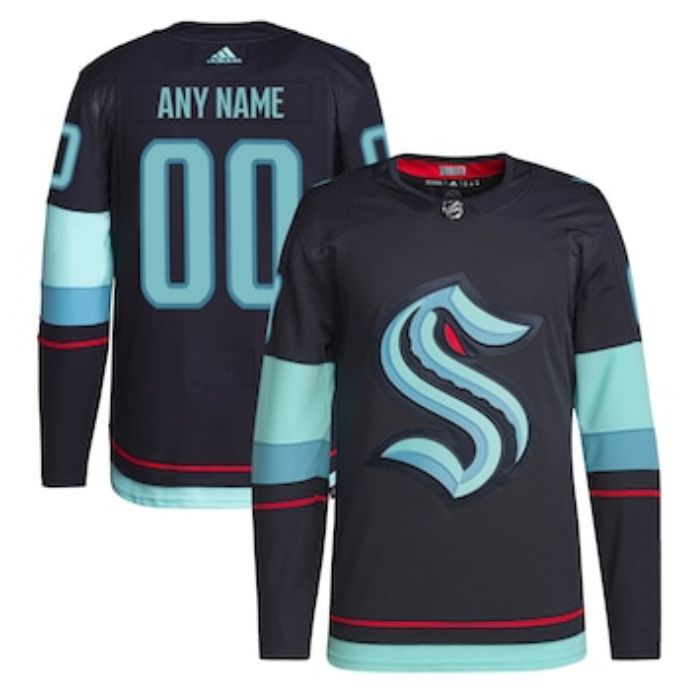 Seattle Kraken Unisex Home Primegreen Personalized Jersey - Navy - Jersey Teams World