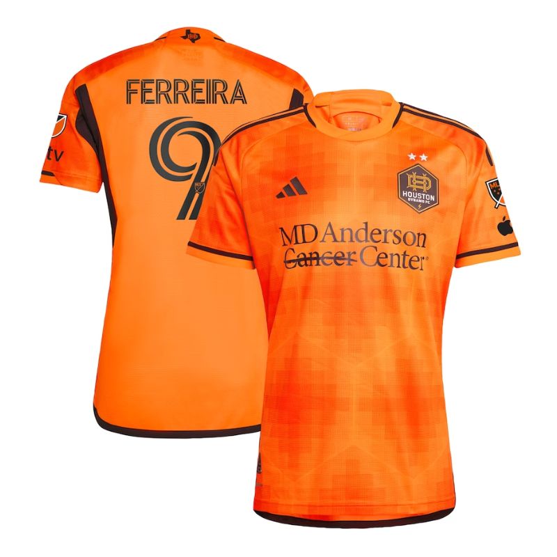 Sebastián Ferreira Houston Dynamo FC  Unisex Shirt 2023 - Orange - Jersey Teams World