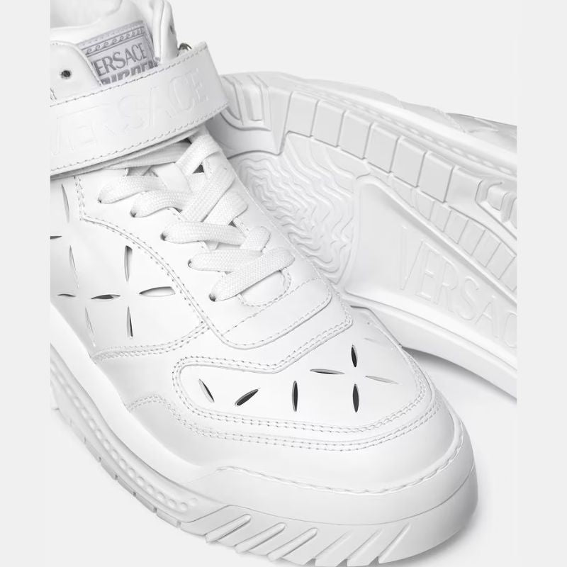 Slashed Odissea Luxury sneakers White - Nevada Shoe