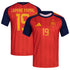 Spain Men's Premium Red Soccer Jersey Yamal