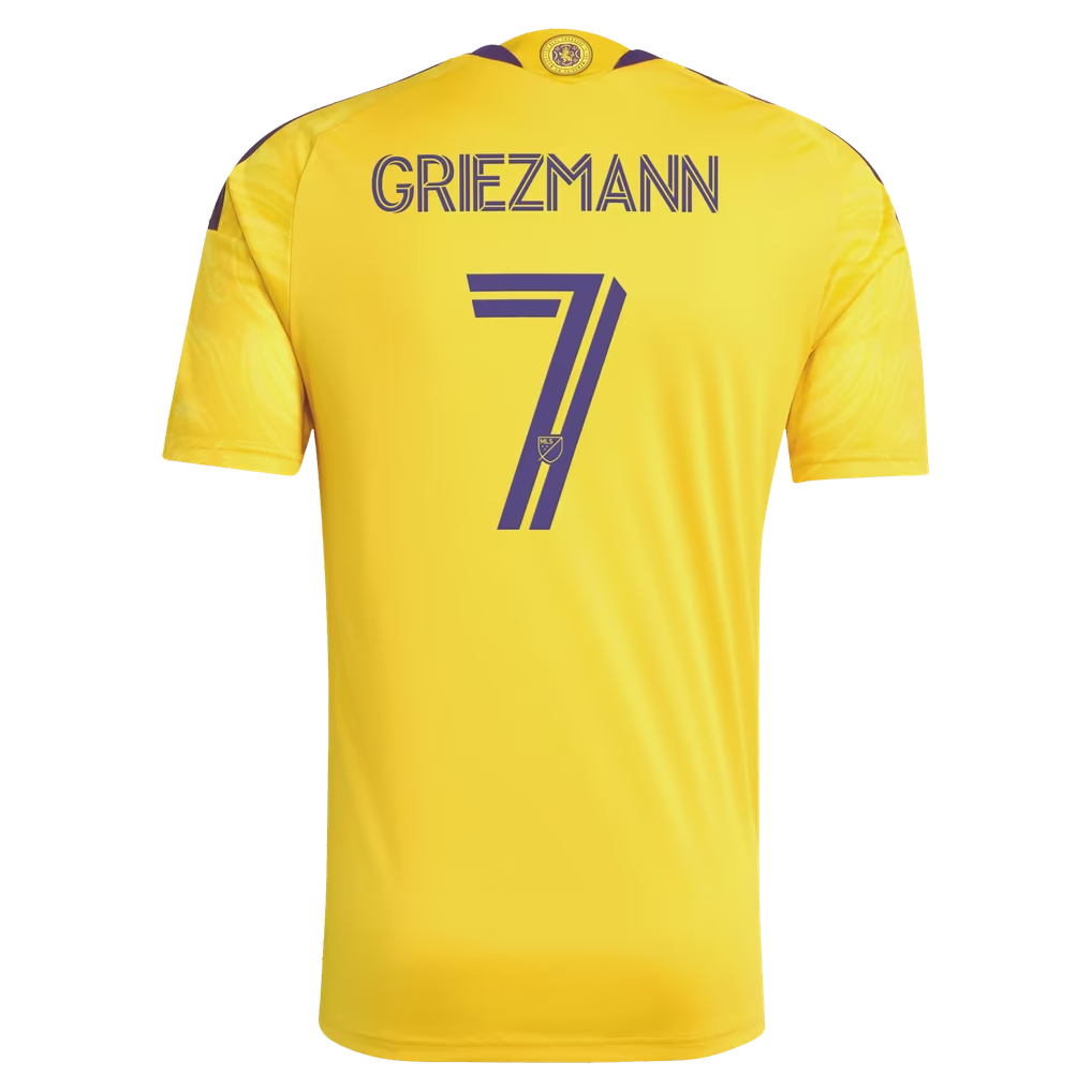 Sunken Treasure Yellow Soccer Jersey Orlando  | Athletic Fan Apparel Griezmann