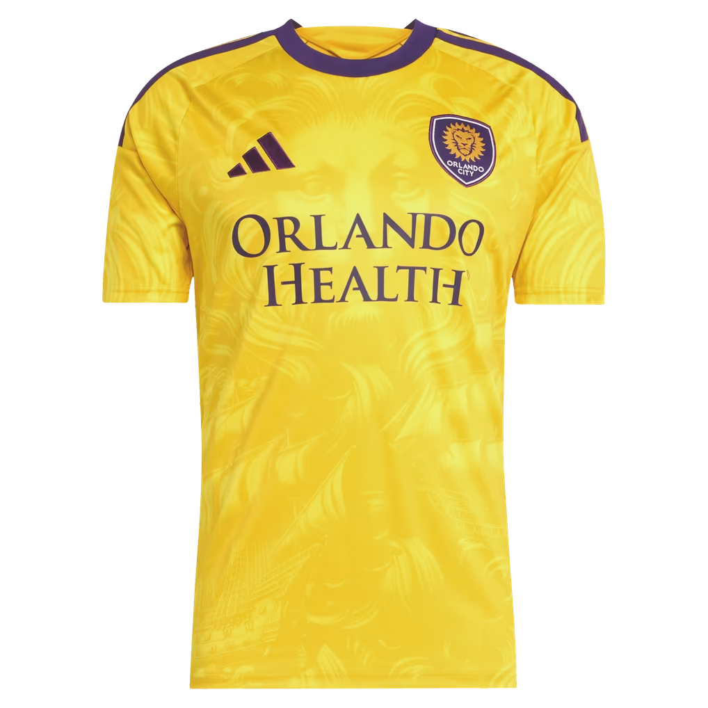 Sunken Treasure Yellow Soccer Jersey Orlando  | Athletic Fan Apparel Griezmann