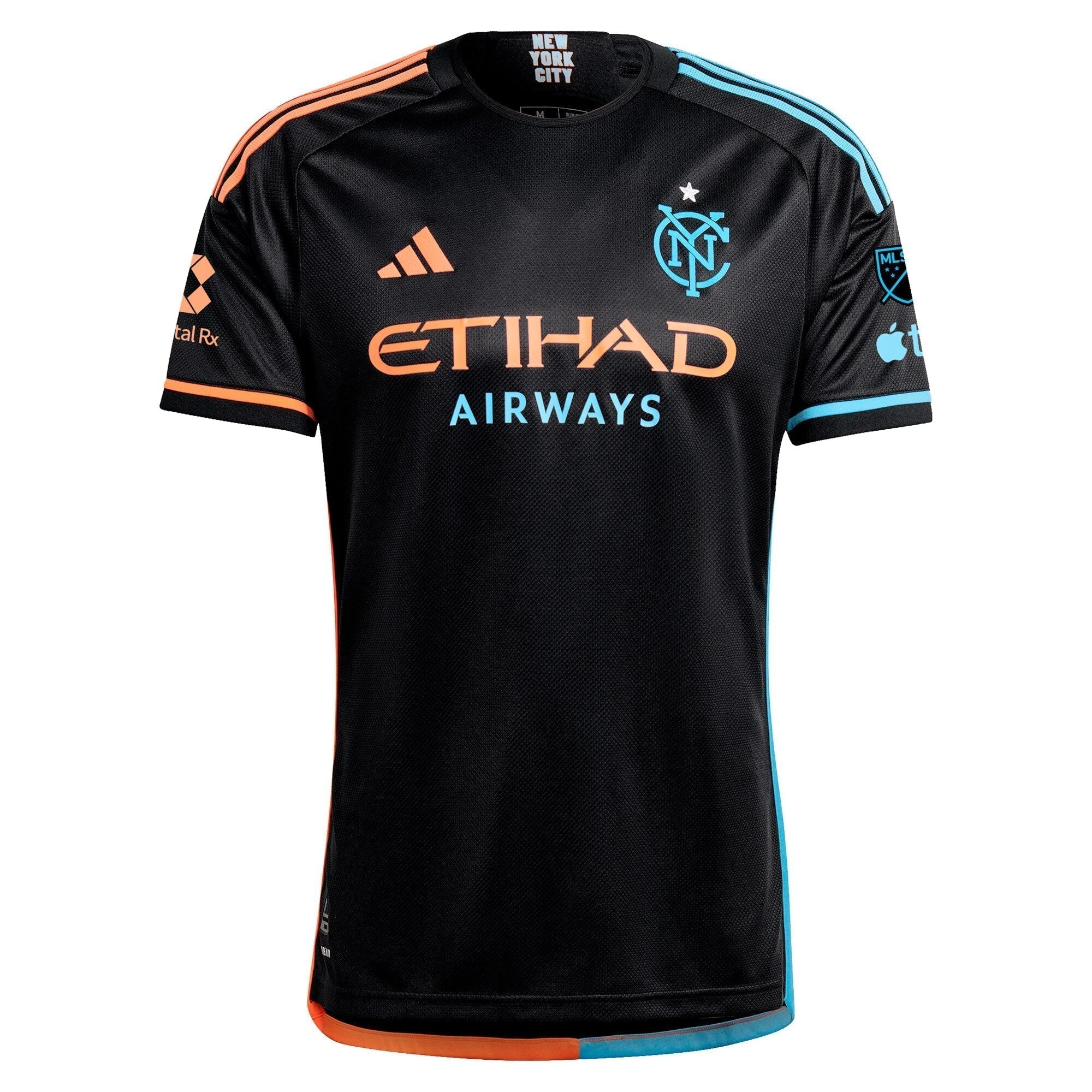 Santiago Rodríguez New York City FC adidas 2024 24/7 Kit Player Jersey – Black