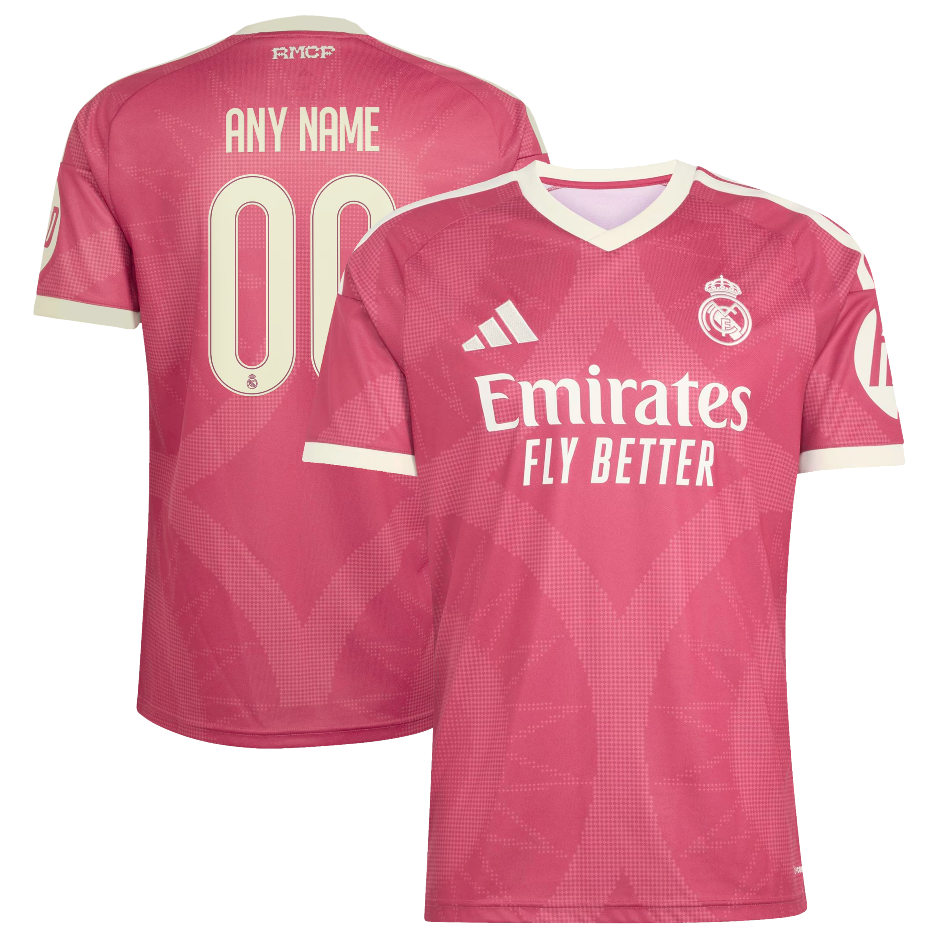 Third Edition Pink Madrid Custom Soccer Jersey | Pro Fan Apparel
