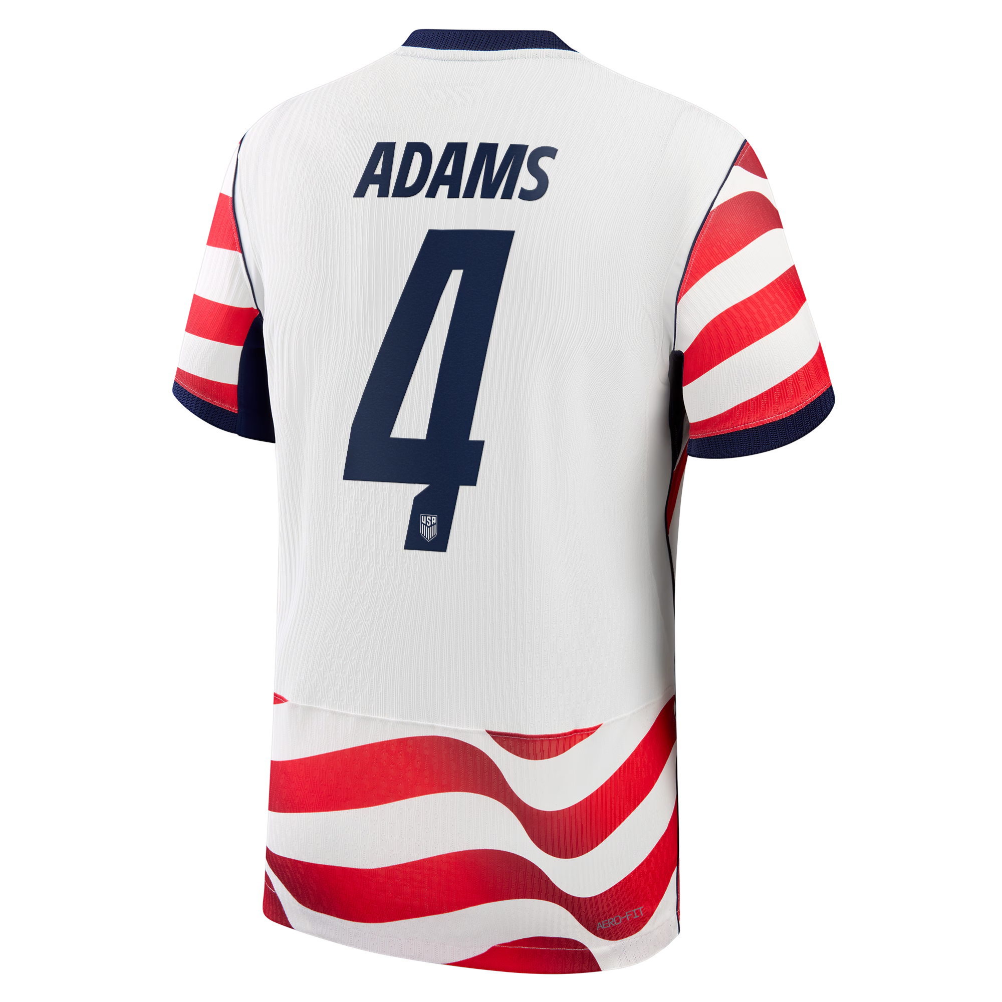 Tyler Adams USMNT 2026 Home Match Jersey White | Nike USA Soccer Jersey
