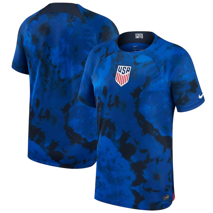 USA National Team Away Stadium Shirt 2022  customized Jersey Unisex - Blue - Jersey Teams World