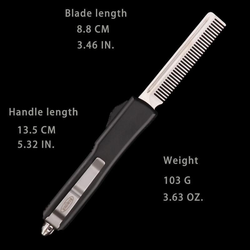 UTX-85 Style OTF Automatic: Aviation Aluminum | 60HRC Tactical Hunting Knife