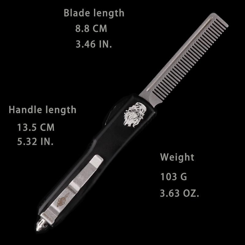 UTX-85 Style OTF Automatic: Aviation Aluminum | 60HRC Tactical Hunting Knife