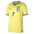 Vini Jr. Brazil National Team Nike 2026 Home Stadium Jersey - Yellow
