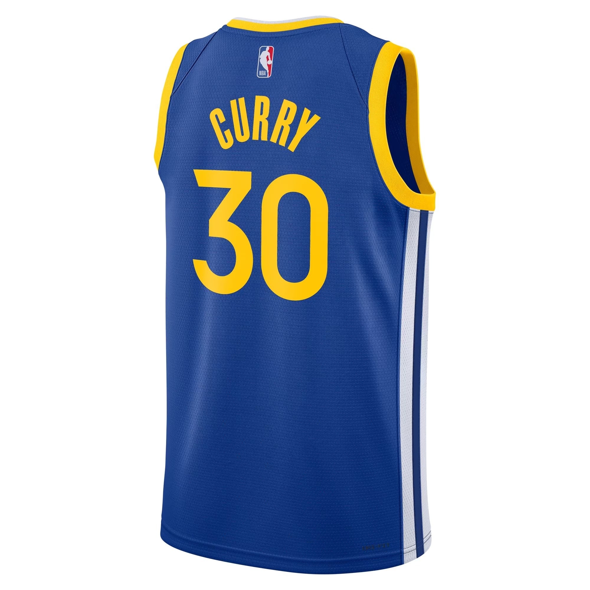 Royal Blue Pro Basketball Fan Jersey Curry | Standard Fit Team Apparel ( Warriors )