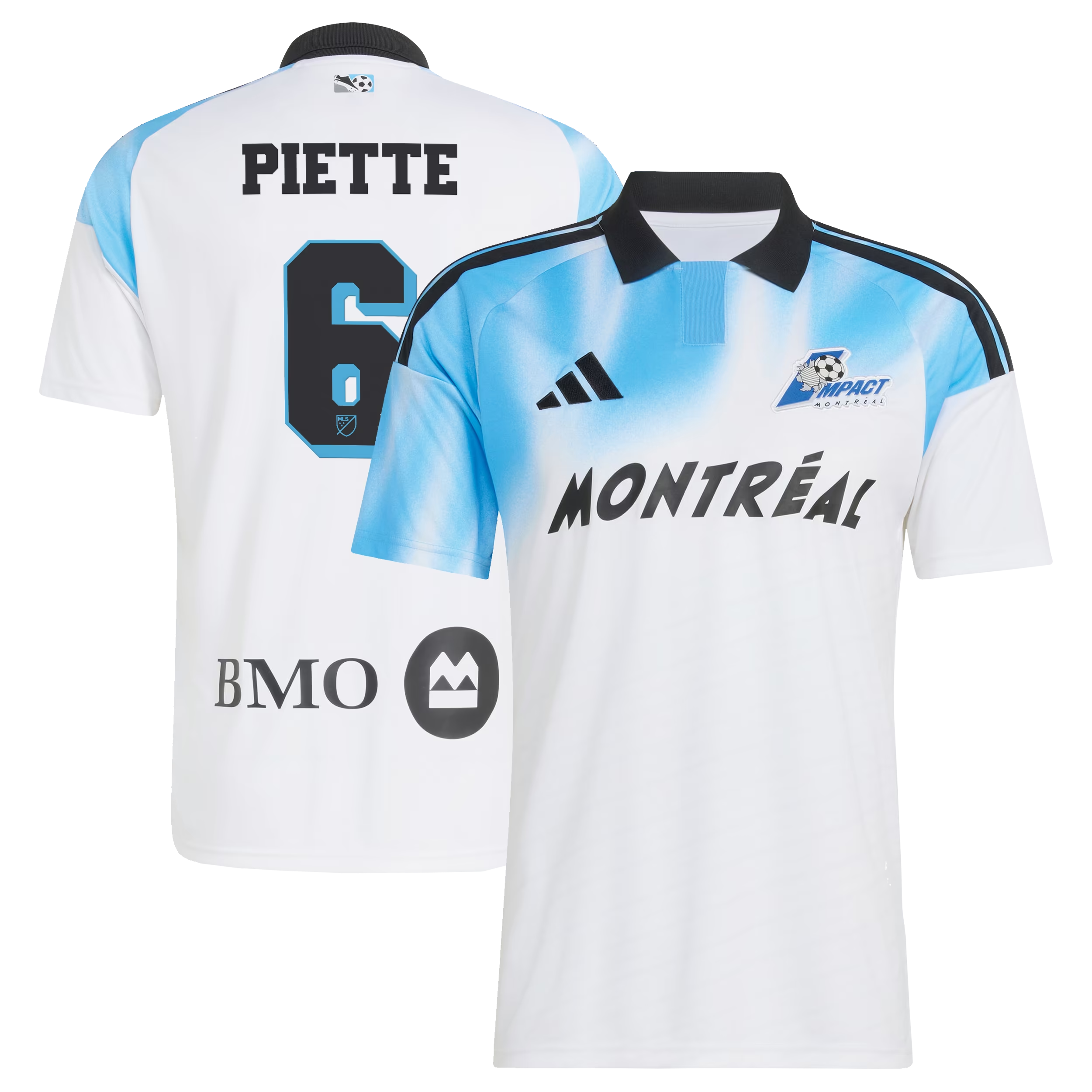 White 90s Archive Soccer Custom Jersey Piette | Athletic Fan Apparel CF Montreal