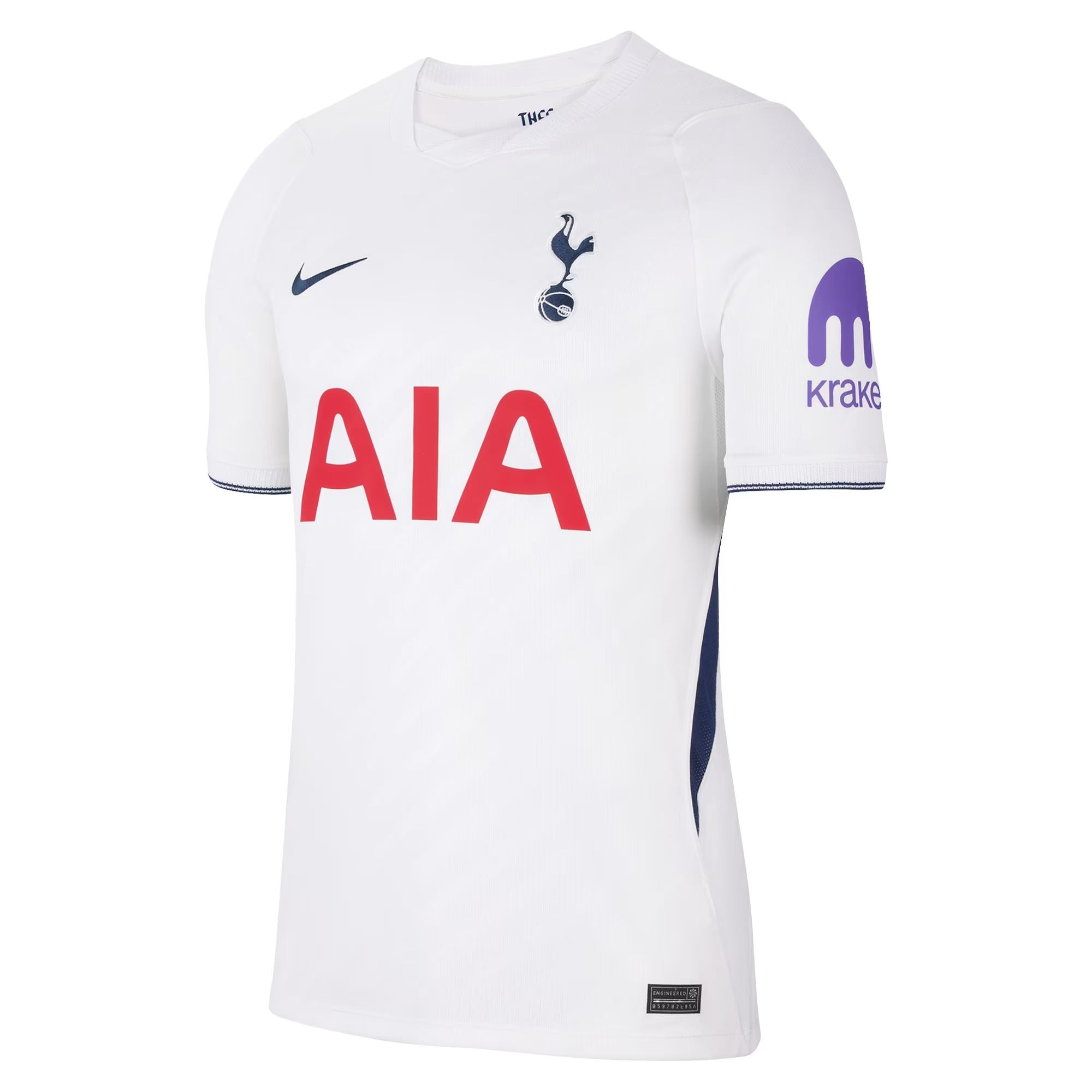 White Modern Graphic Home Customizable Soccer Jersey | Athletic Apparel Tottenham