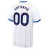 White Pinstriped Third Fan Soccer Jersey | Athletic Apparel Chelsea