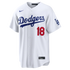 White Pro Baseball Fan Jersey Yamamoto  | Loose Fit Moisture-Wicking Apparel Dodgers