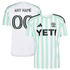 White Rooted Kit Secondary Soccer Customized Jersey | Athletic Fan Apparel Austin