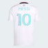 White & Teal Athletic Soccer Jersey – Miami Style 2026 (Messi #10)