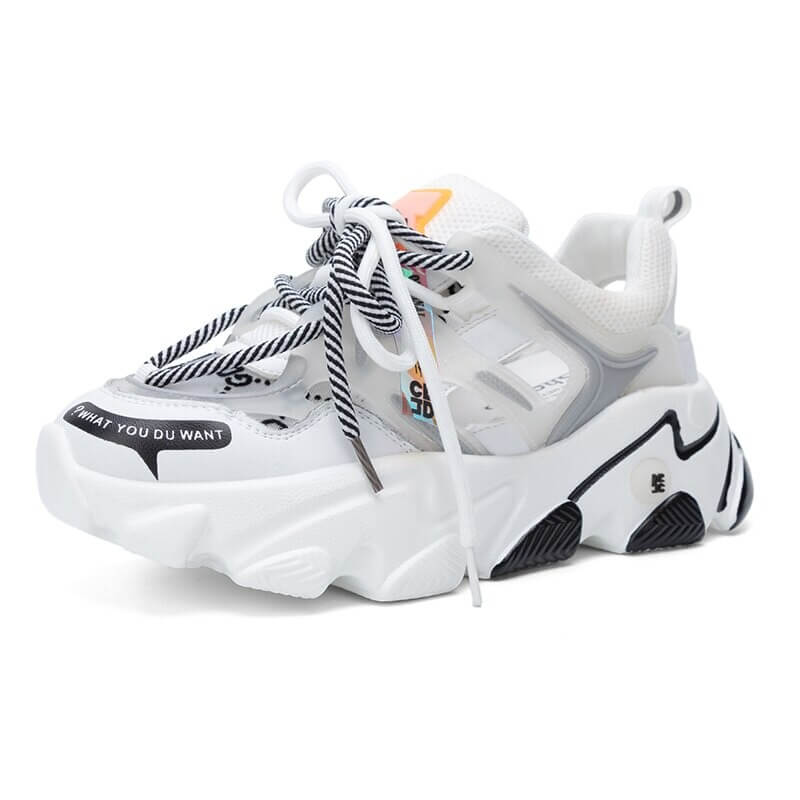 Female Nevada Designer Genuine Leather Chunky Sneaker Women Fashion