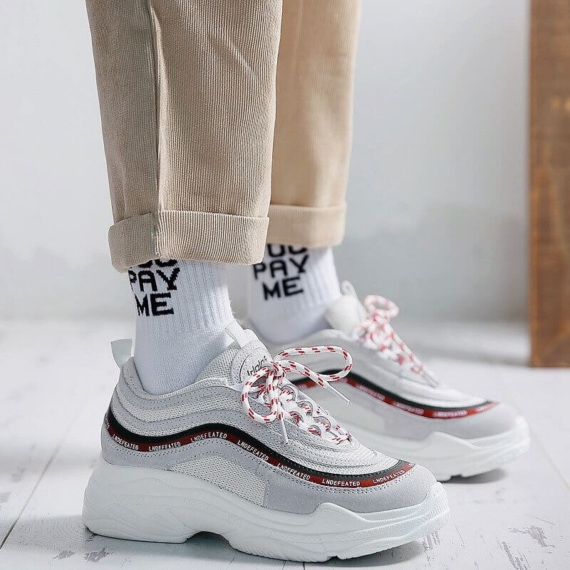 Women nevada Vintage Women Sneaker Trendy Leisure Platform Shoe Cross-tied Breathable