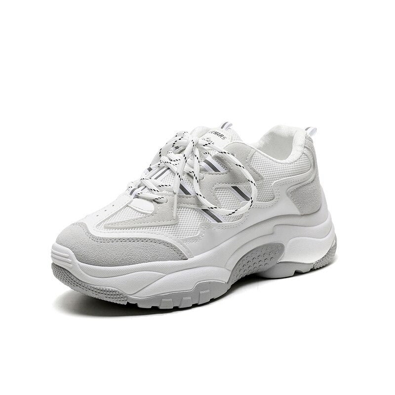 women nevada suede leather sneaker – platform chunky design | nevada™ - Nevada Shoe