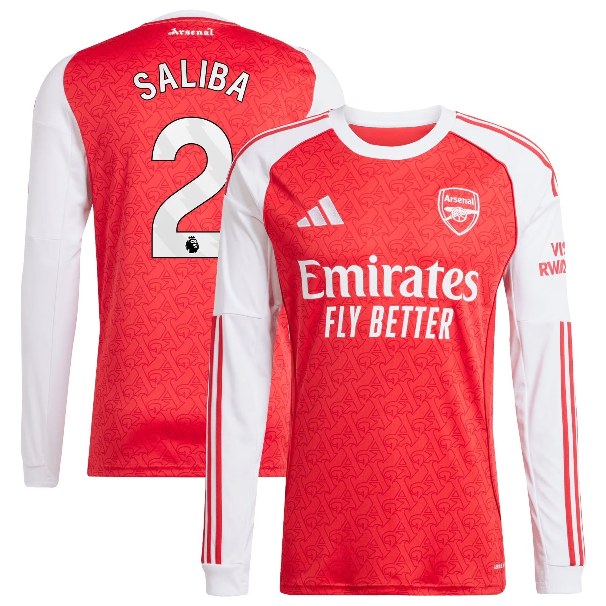 William Saliba Arsenal Fan Edition Football Jersey | Shop William Saliba Arsenal Soccer Shirt Online