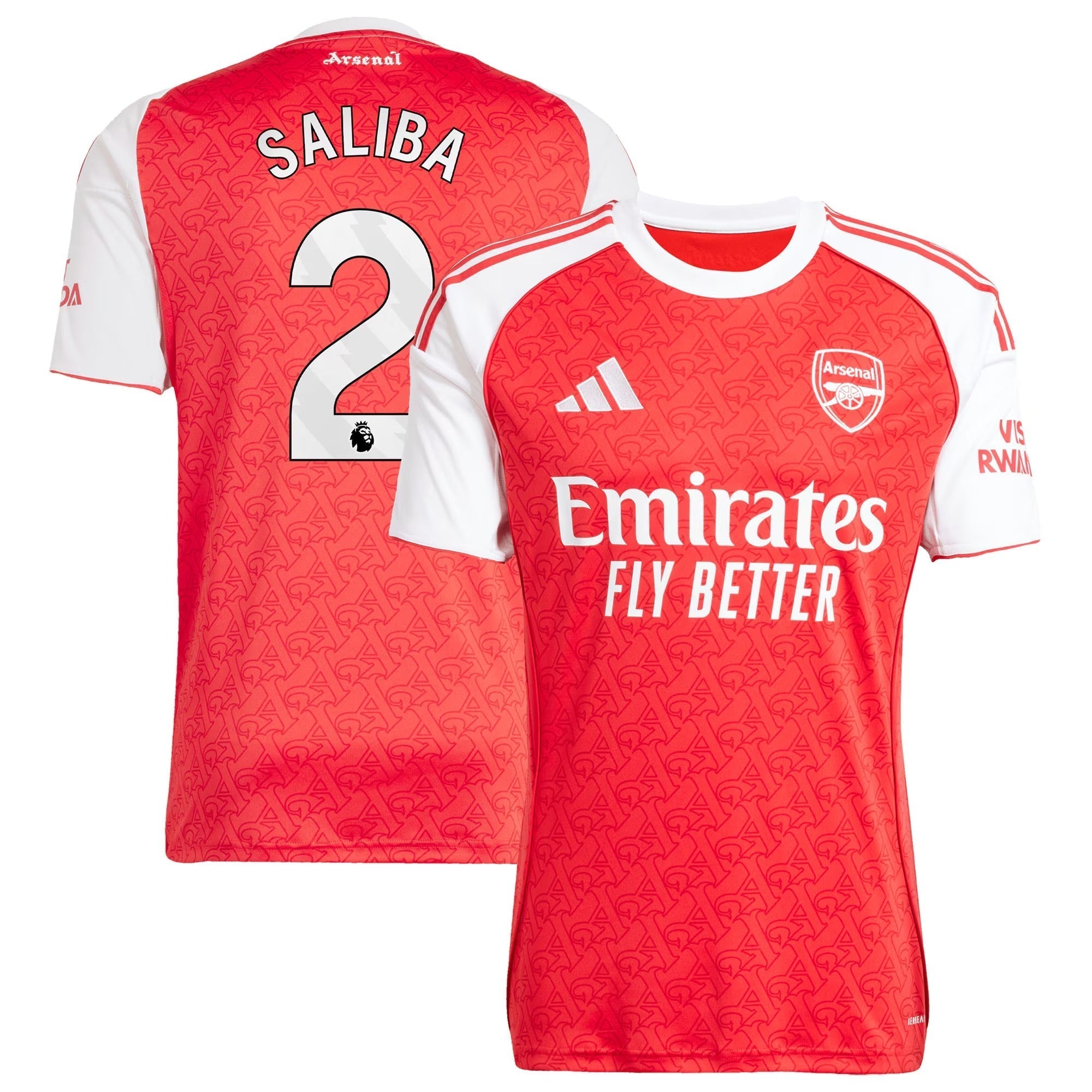 William Saliba Arsenal Fan Edition Football Jersey | Shop William Saliba Arsenal Soccer Shirt Online