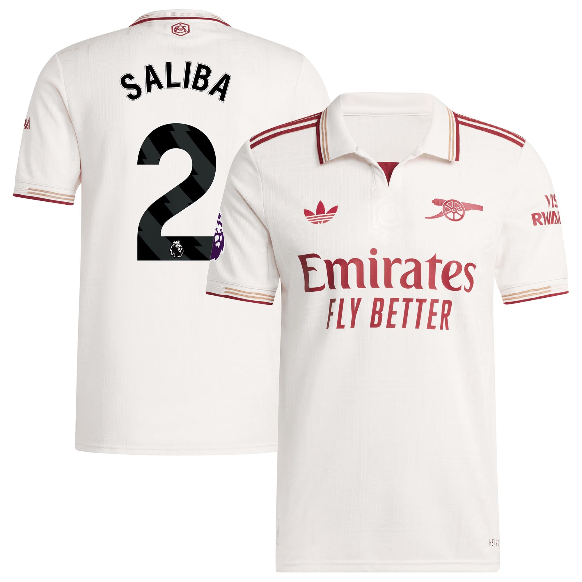 William Saliba Arsenal Fan Edition Football Jersey | Shop William Saliba Arsenal Soccer Shirt Online