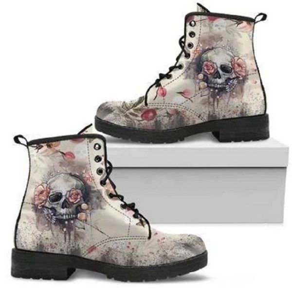 Shop Women’s Leather Boot Print Skull – Cowgirl Shoes, from our luxury leathers in American And Uk craftsmanship.
