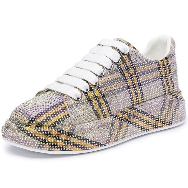 Women's Sneakers Glittering Rhinestone Shiny