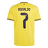 Yellow Stamp-Inspired Home Soccer Jersey Al-Nassr | Athletic Fan Apparel Ronaldo