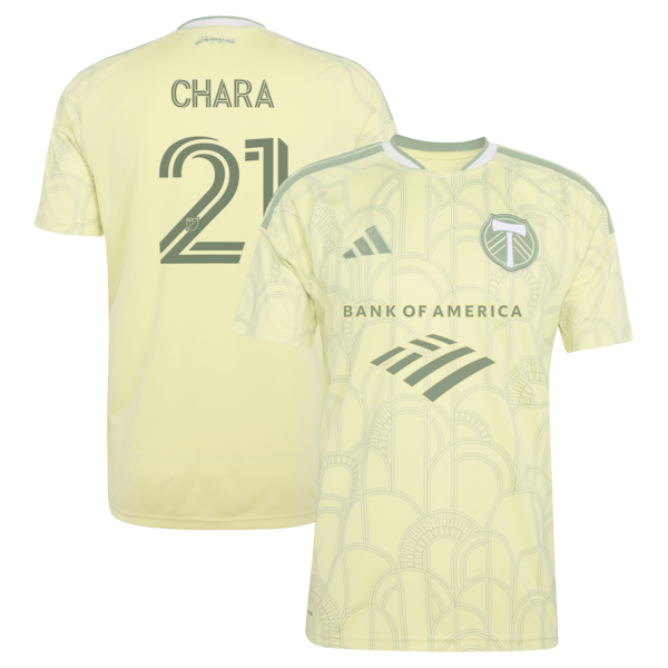 Adidas Diego Chara Portland Timbers 2026 Civic Stadium Kit Replica Jersey Yellow